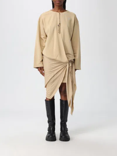 Diesel Dress  Woman Color Brown In Brown