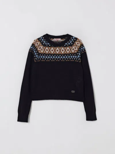 Liu •jo Sweater Liu Jo Kids Color Multicolor In Blue