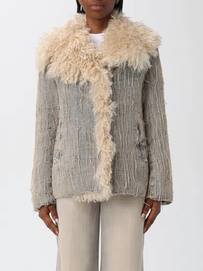 Diesel Blazer  Woman Color Blue In Gray
