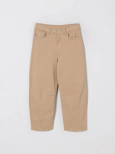 Liu •jo Pants Liu Jo Kids Color Beige In Brown