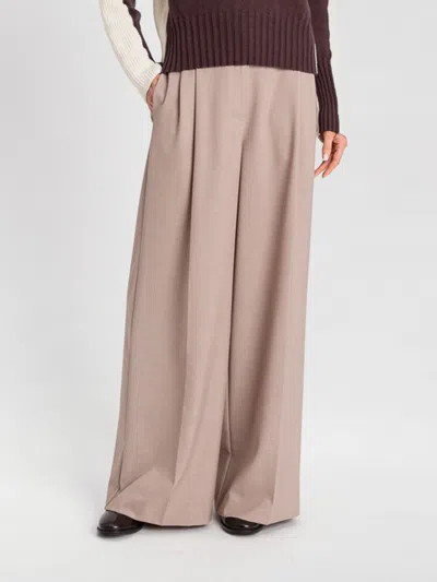 Twinset Pants  Woman Color Beige In Neutral