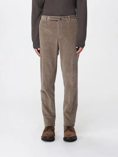 Incotex Pants  Men Color Dove Grey In Brown