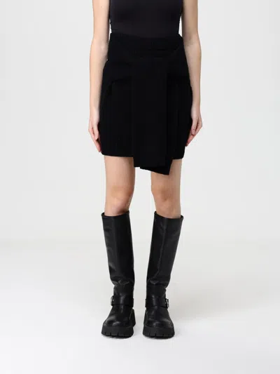 Dolce & Gabbana Virgin Wool Mini Skirt In Black