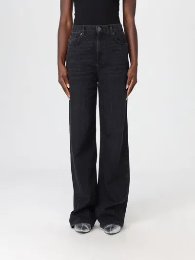 Twinset Jeans  Woman Color Black In Black