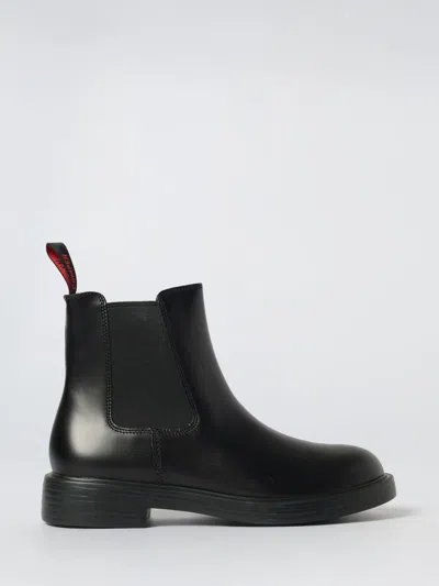 Camper Dean Leather Booties In Black
