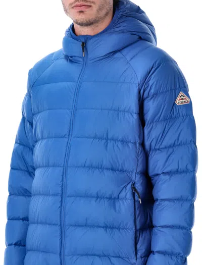 Pyrenex Arial Lightweight Hooded Down Jacket In Blue