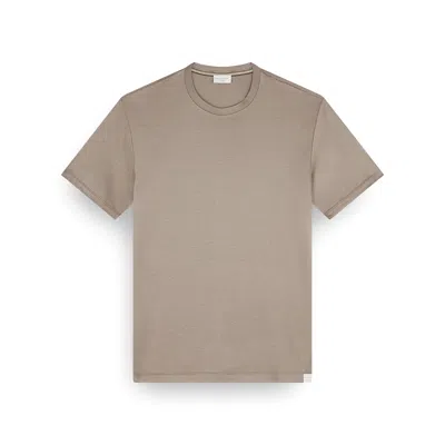Paul & Shark X-soft T-shirt In Interlock Cotton In Brown