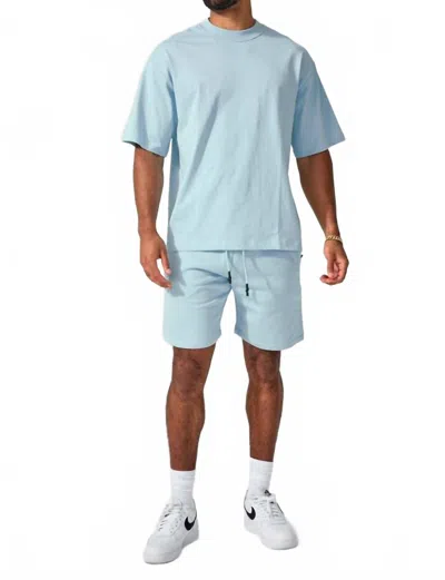 Jordan Craig Retro Burbank Shorts In Sky Blue In Blue