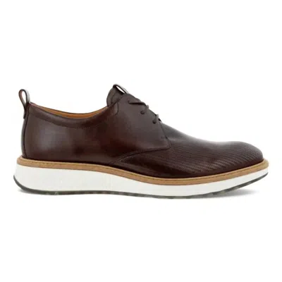Ecco St.1 Hybrid Cap Toe Derby In Brown