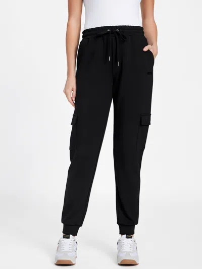 Guess Factory Maria Cargo Joggers In Black
