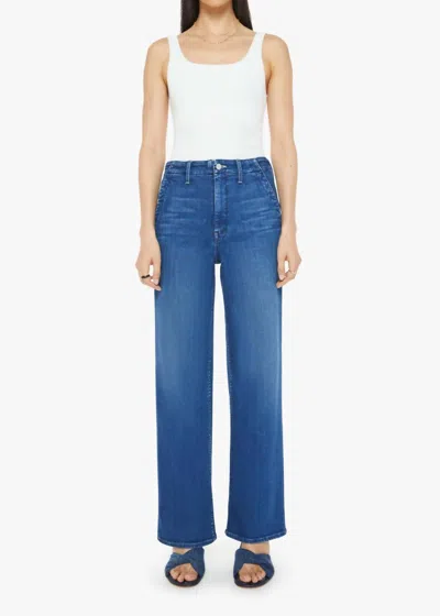 Mother Major Zip Sneak Pants In Whatever You Want In Blue