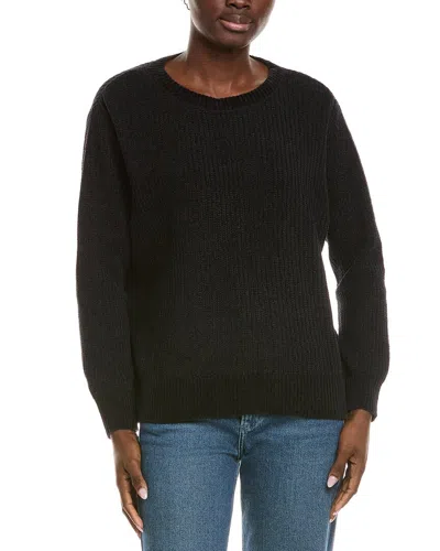 Eileen Fisher Chenille Sweater In Black