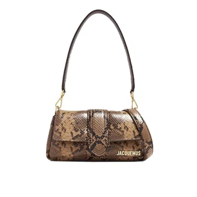 Jacquemus Le Petit Bambimou Embossed Bag In Animal Print