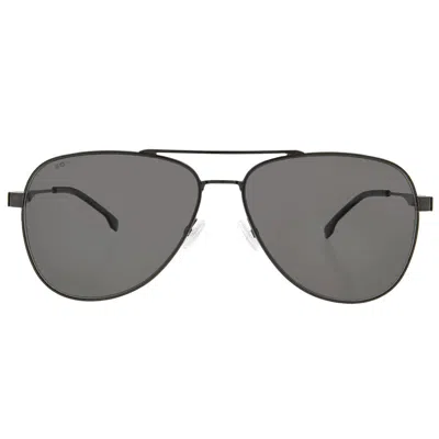 Hugo Boss Polarized Grey Pilot Men's Sunglasses Boss 1641/s 0v81/m9 60 In Multi