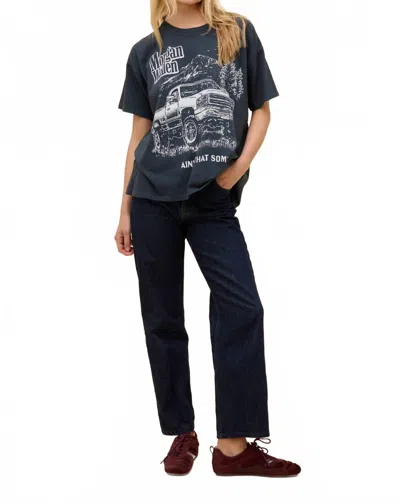 Daydreamer Morgan Wallen Ain't That Some Merch Tee In Vintage Black In Blue