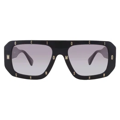 Moschino Dark Grey Shaded Browline Ladies Sunglasses Mos129/s 0807/9o 54 In Multi