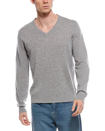 Mette Cashmere V-neck Sweater In Gray
