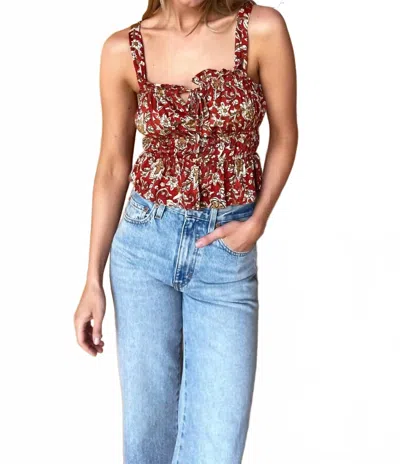 Emerson Fry Pipa Sun Top In Navi In Multi