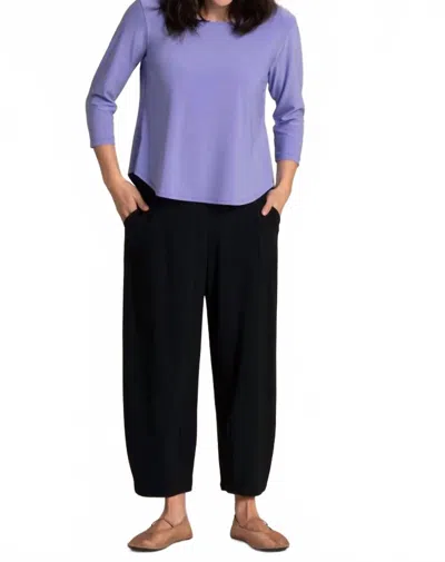 Sympli Go To Classic Short Tee In Jacaranda In Purple