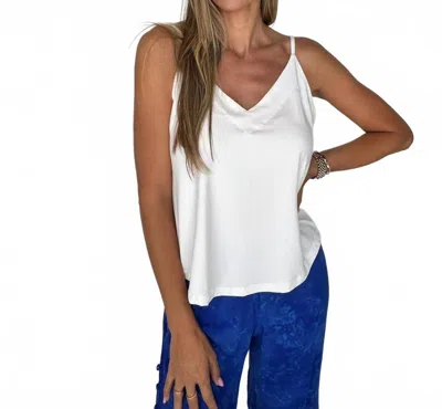 Khush Nanua Open Back Top In White In White