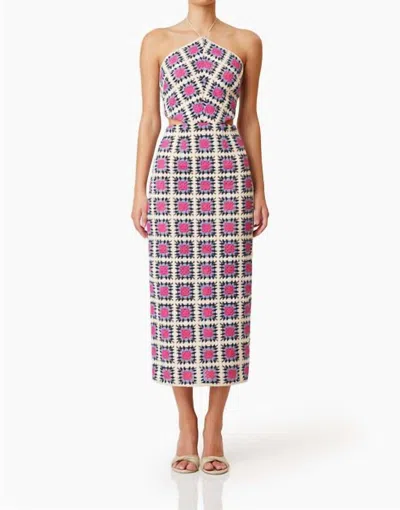 Elliatt Luna Midi Dress In Multicolor In Multi