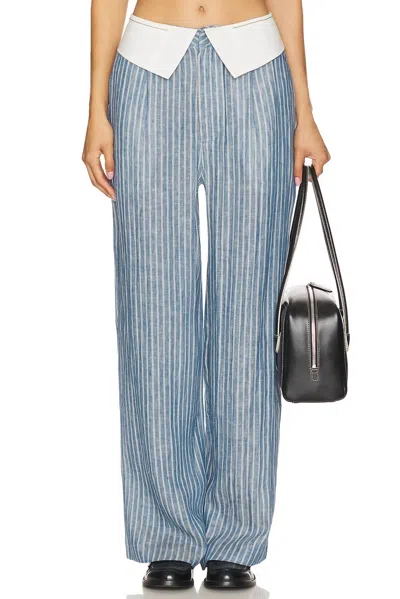 Osis Lily Pants In Grey In Blue