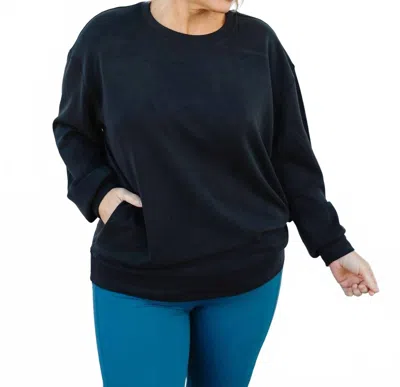 Yelete Eve Long Sleeve Top In Black In Black