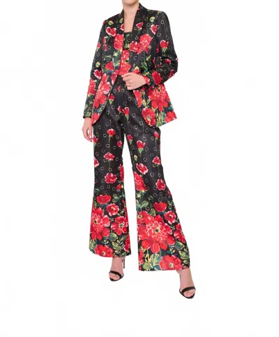 Flora Bea Selena Wide Leg Pant In Django In Multi