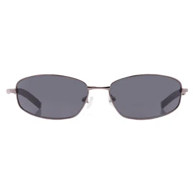 Harley Davidson Grey Gradient Rectangular Men's Sunglasses Hd0816x J42 59 In Gray