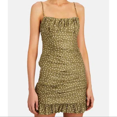 Significant Other Edie Mini Dress In Khaki In Multi