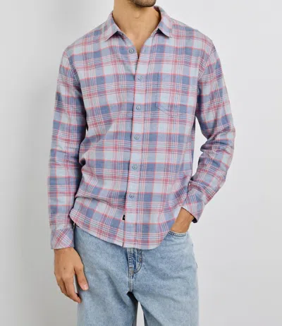 Rails Wyatt Shirt In Ruby Seadragon In Purple