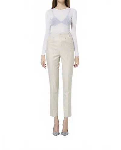 Atoir All Mine High Waisted Pants In Oatmeal In Multi