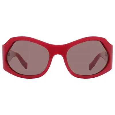 Ferragamo Burgundy Wrap Ladies Sunglasses Sf1078s 604 59 In Burgundy