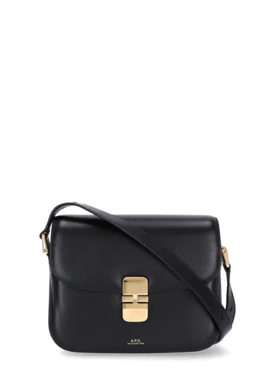 Apc Grace Mini Shoulder Bag In Black