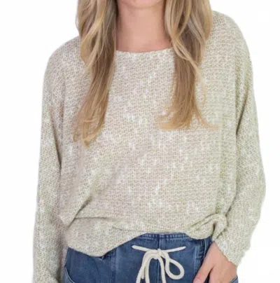 Sadie & Sage Billie Dolman Sleeve Knit Top In Olive In Neutral