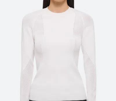 Helmut Lang Sport Top In White In Gray