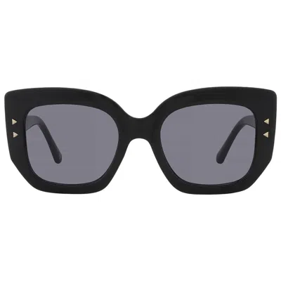 Frye 44496fry001 Smoke Butterfly Ladies Sunglasses 10254823.fry Blksmk In Black