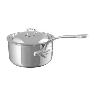 Mauviel M'cook 1.2 Qt Stainless Steel Saucepan & Lid In Silver