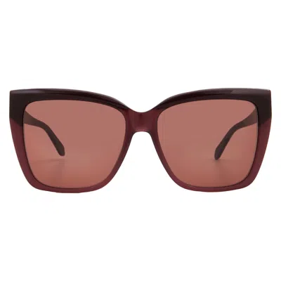 Ferragamo Grey Gradient Cat Eye Ladies Sunglasses Sf1102s 606 58 In Brown