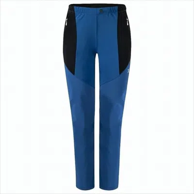 Montura Two-tone Straight Pants With Slim Fit In Animal Print