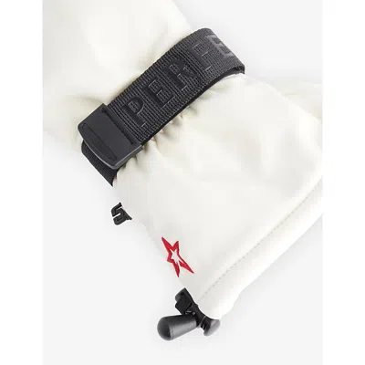 Perfect Moment Womens Snow White Davos Nylon Mitts In White