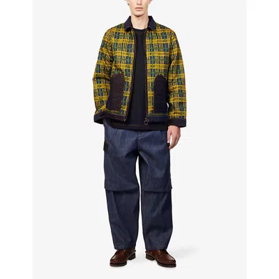 Carhartt Mens Nd Ocean Cavern  Wip X Nicholas Daley Cargo Denim Trousers In Blue