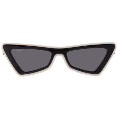 Off-white Artemisia Dark Grey Cat Eye Ladies Sunglasses Oeri042 0207 55 In Blue