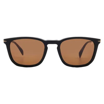 David Beckham Brown Square Men's Sunglasses Db 1034/s 02m2/70 53 In Brown