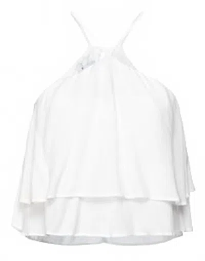 I Am Stores Women's Sleeveless Top In White In White