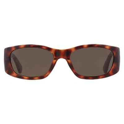 Moschino Brown Rectangular Ladies Sunglasses Mos145/s 005l/70 55 In Brown