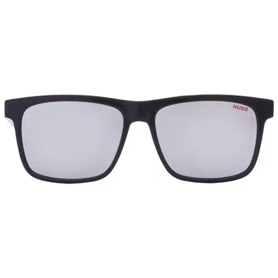 Hugo Boss Silver Square Men's Sunglasses Hg 1242/s 0d51/dc 55 In Blue