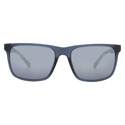 Harley Davidson Blue Mirror Square Men's Sunglasses Hd00020 85x 58 In Blue