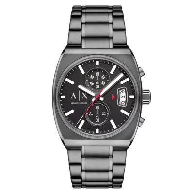 Armani Exchange Square-face 44mm In Gray