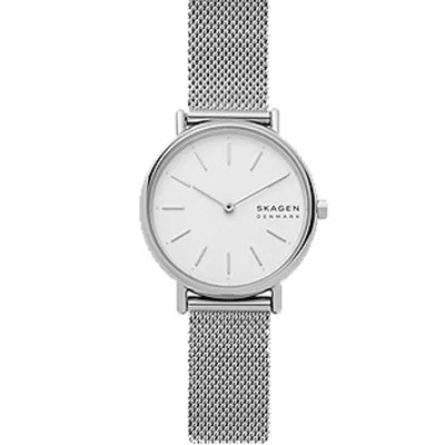 Lille Skagen Women's  White Dial Watch In Metallic